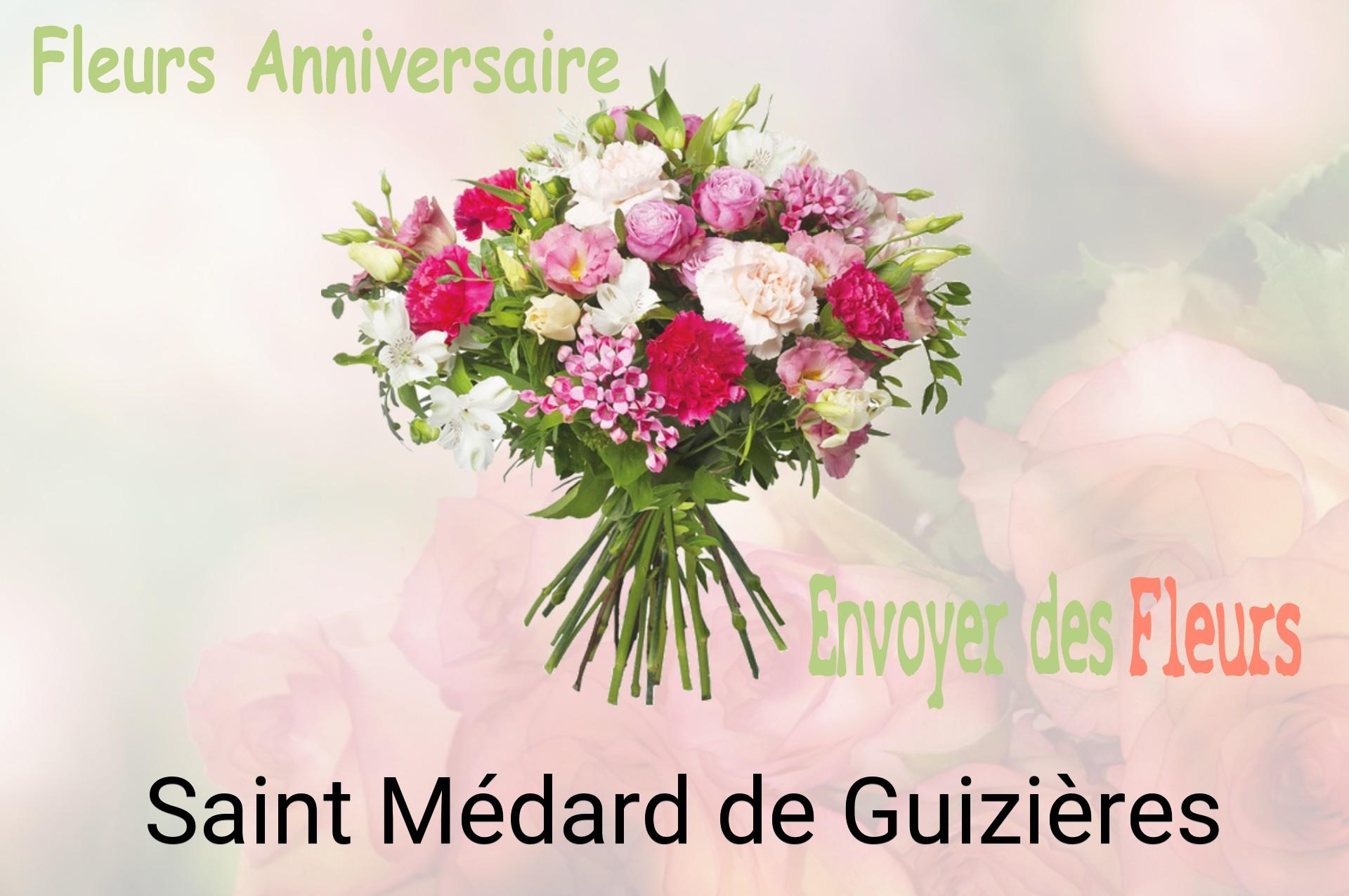 Bouquet de fleurs d’anniversaire livré à Saint-Médard-de-Guizières